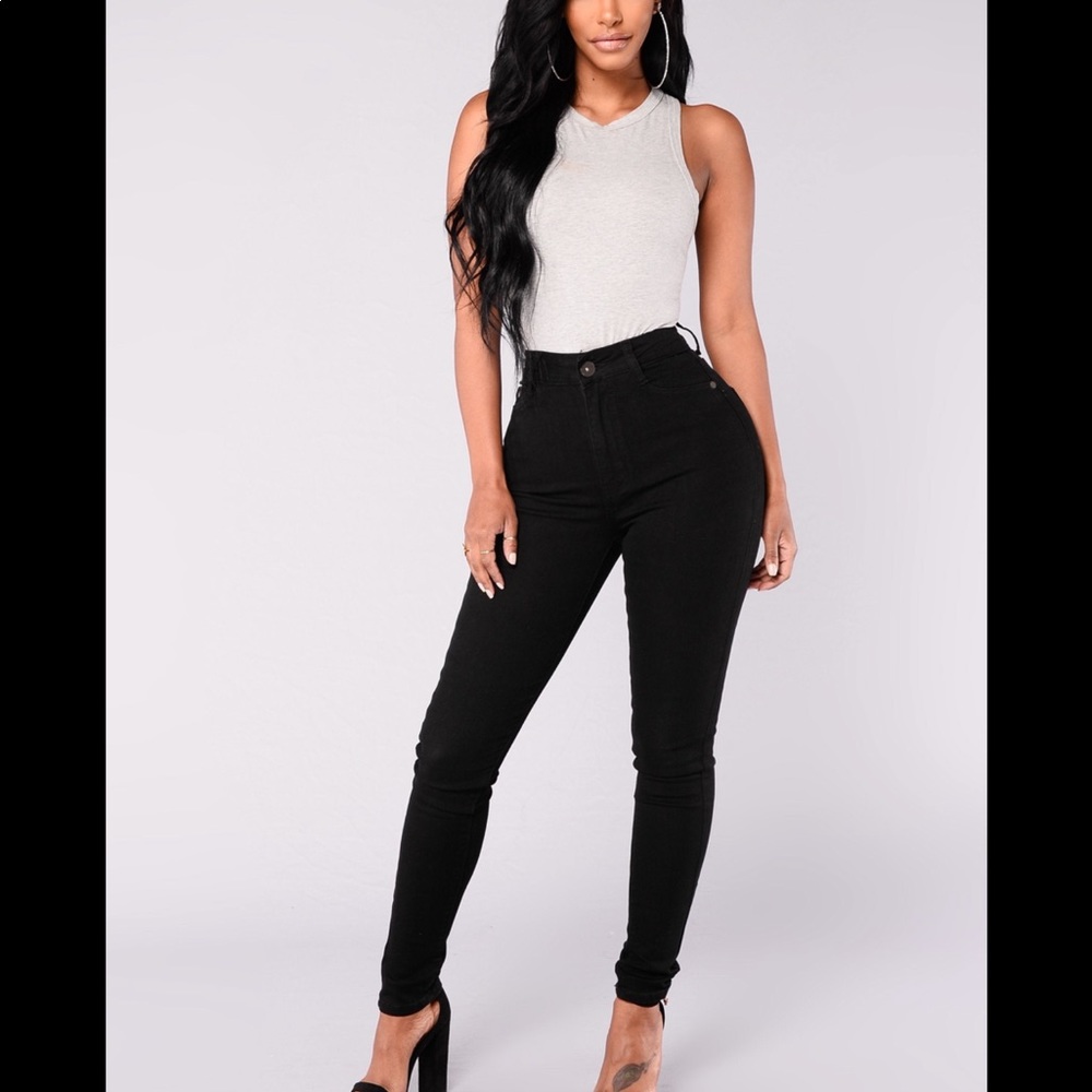 Kahula Skinny Jeans - Black